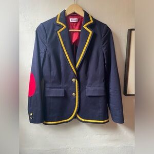 BOAST Suit Jacket with Cannibis Leaf Gold Buttons